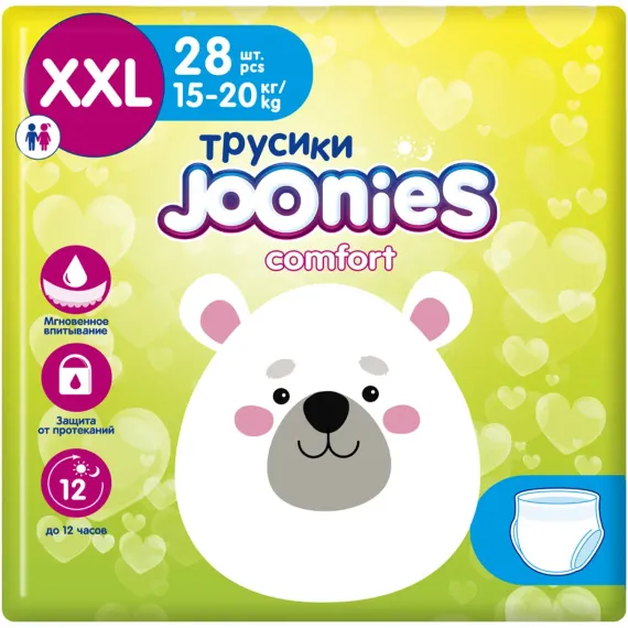 Трусики Joonies Comfort XXL (15-20 кг) 28 шт.