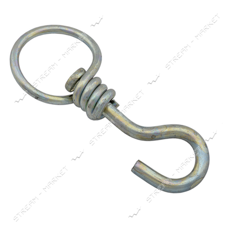 Вертлюг кольцо - крючок №4. (10шт)