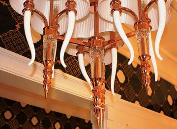 replica Visionnaire Brunilde Chandelier - Ipe cavalli 3  ( white  + gold  )