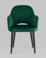 Стул Венера диамант велюр изумрудный