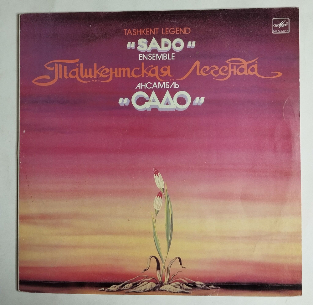 Винтажная виниловая пластинка LP Ансамбль Садо Sado Ensemble Ташкентская Легенда Tashkent Legend (СССР 1985)