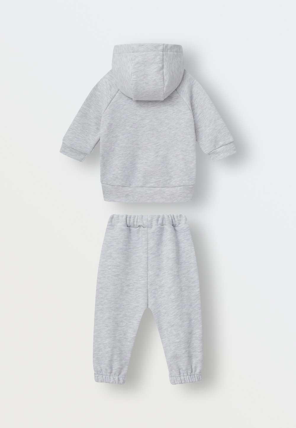 Костюм из футера петля (экрю меланж)