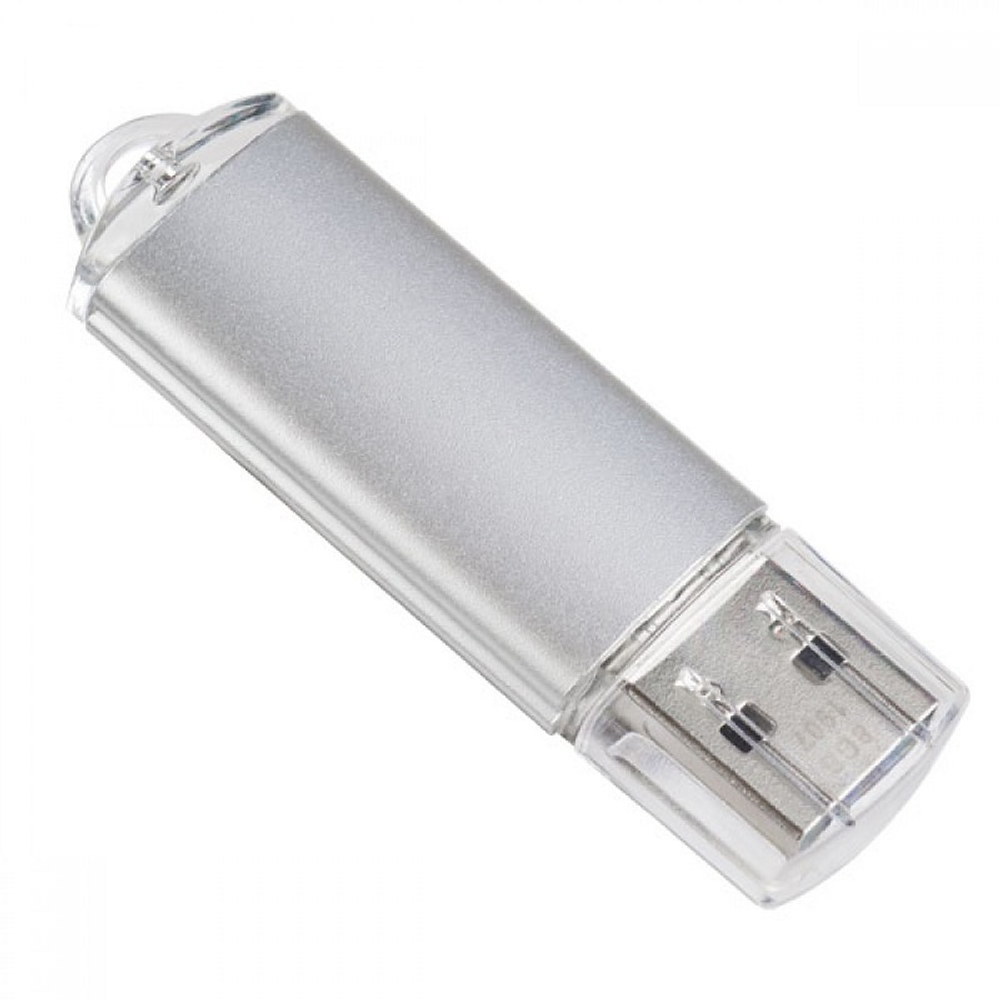Память USB Flash Perfeo E01 64 Gb, серебро
