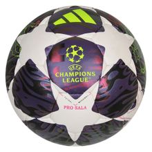 Мяч футзал. ADIDAS UCL Pro Sala JX9102, р.4, FIFA Quality Pro, 32п, ПУ, руч.сш, бело-фиолетовый