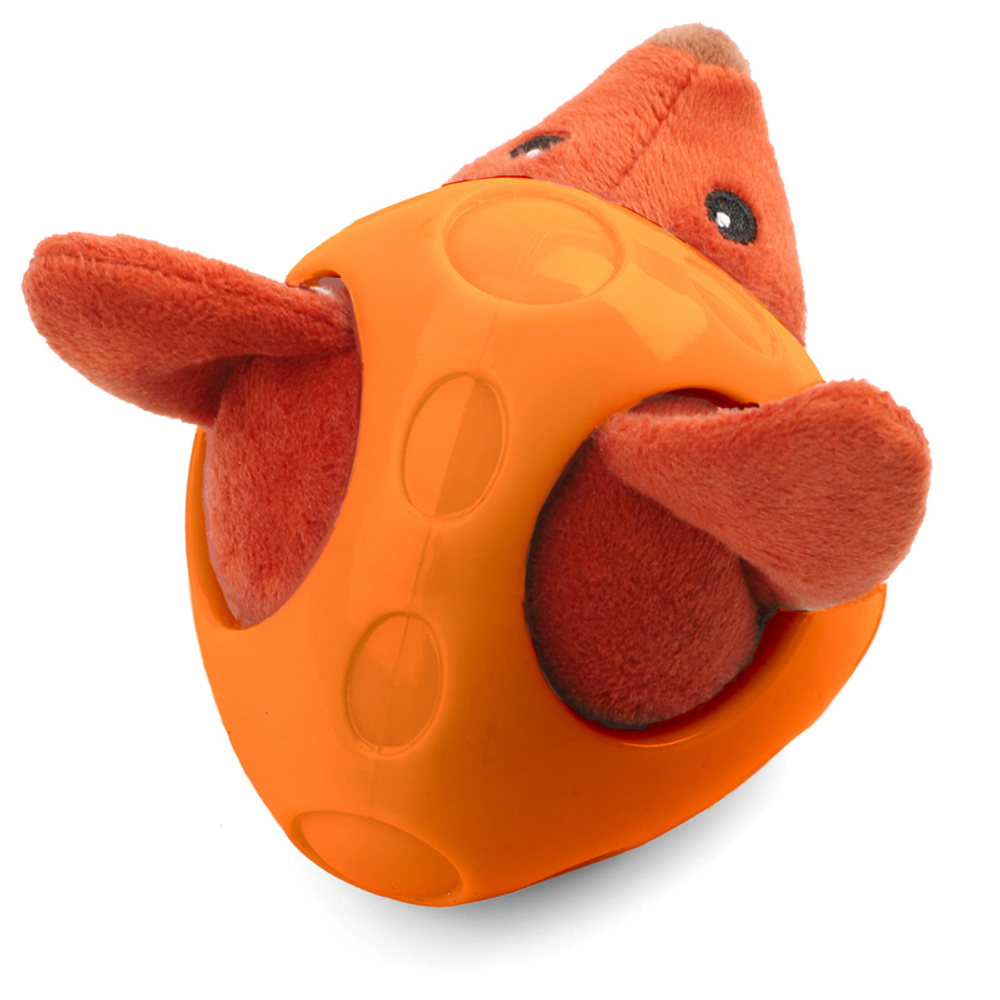 Игрушка для собак мягкая "Лиса в броне", 80 мм, Triol