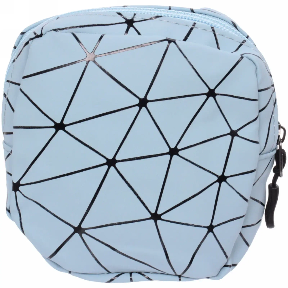 Косметичка прямоугольная «Women secret», цвет голубой, 11,8*11,5*3см