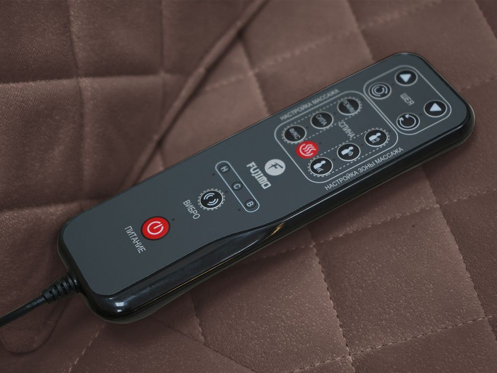 Массажное кресло качалка с пуфиком FUJIMO SAKURA PLUS F2005 FVXP ваниль, терра,грэйси.