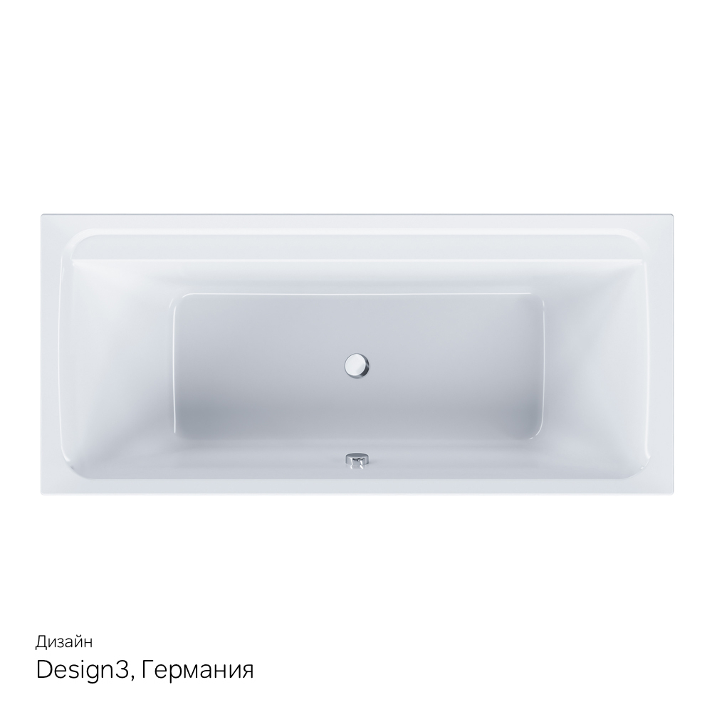 Акриловая ванна AM.PM Inspire V2.0 (АМ.ПМ Инспире В2.0) 180x80, W52A-180-080W-A