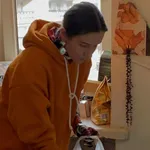 Худи Смерч Касьян оранжевый