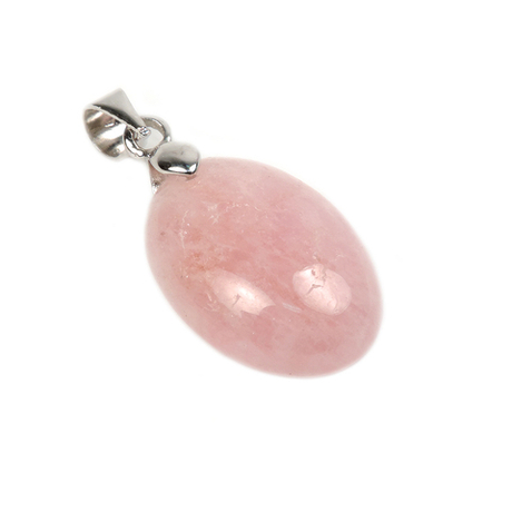 Кулон "Овал" морганит асс.