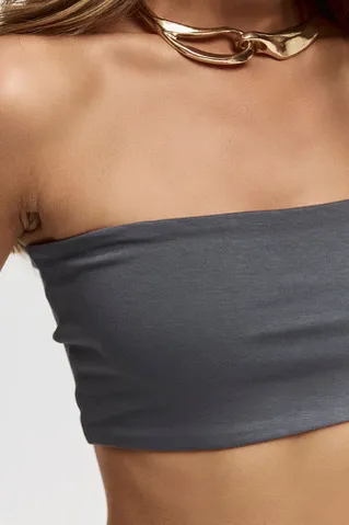 Топ-бандо цвета антрацит