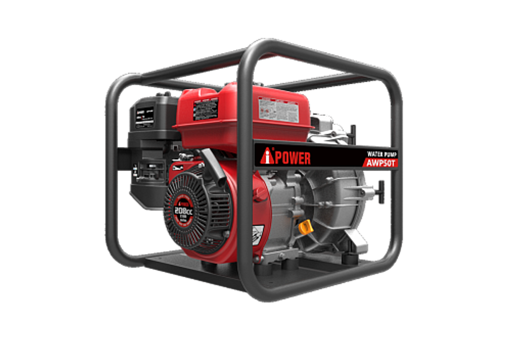 Мотопомпа A-iPower бензиновая для грязной воды AWP50T