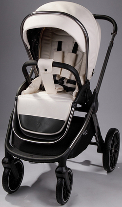 Детская коляска AmaroBaby Motus Premium Ecco 3 в 1 молочный