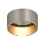 Светильник встраиваемый MUNICH под лампу GU10,  цвет шлифованный алюминий,  D88xH92, 3мм,  IP20