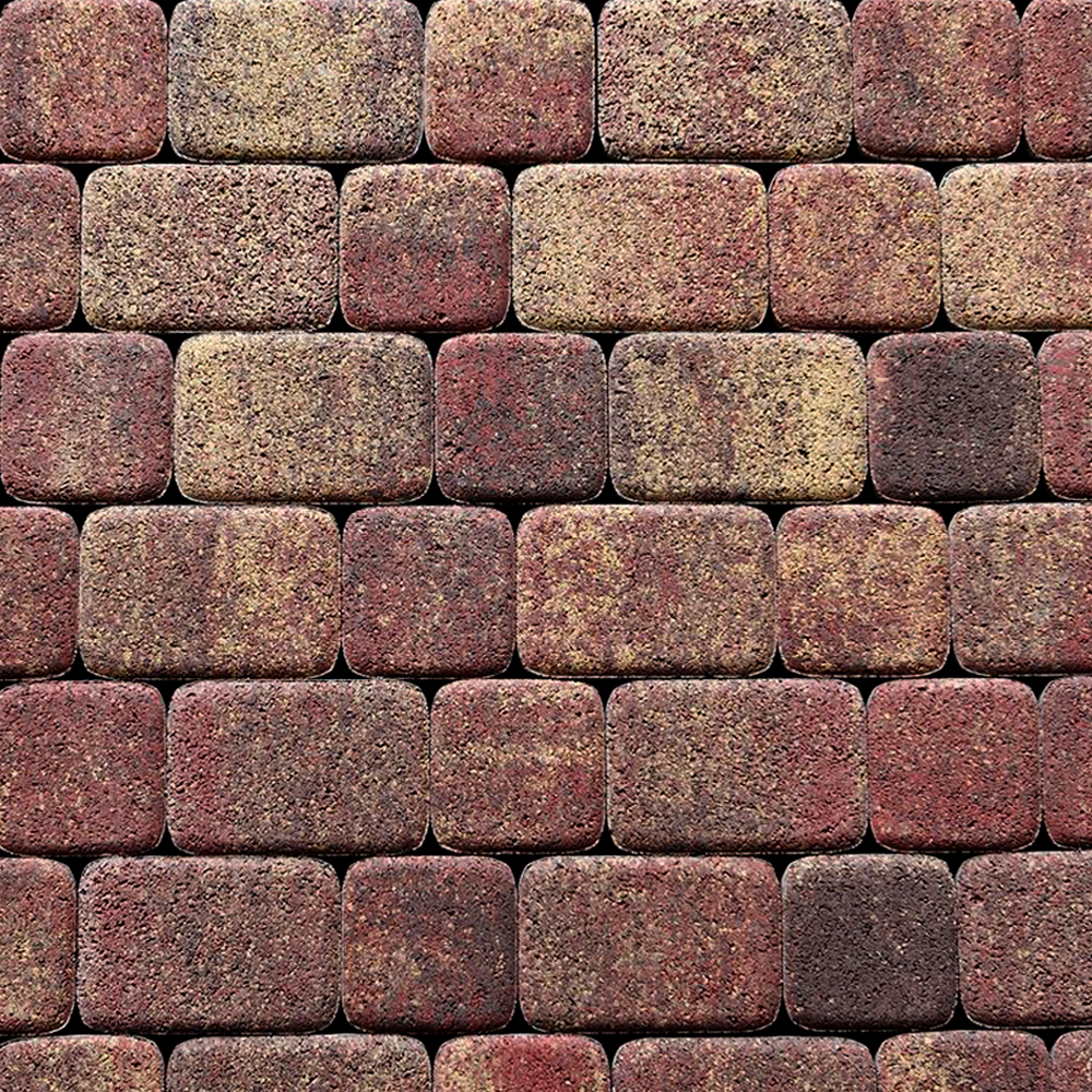 Тротуарная плитка КЛАССИКО - Листопад гранит Осень, комплект из 2 видов плит