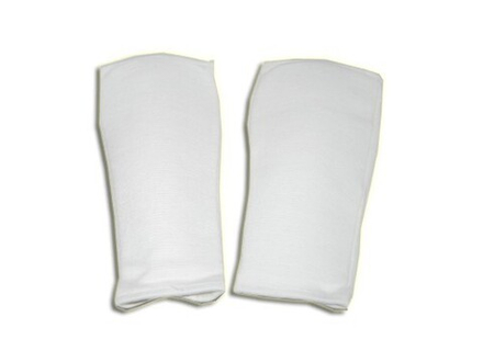 Защита руки (для единоборств, от локтя до пальцев, хлопок с эластиком, вставка поролон, цвет белый). L :(356-1-L):
