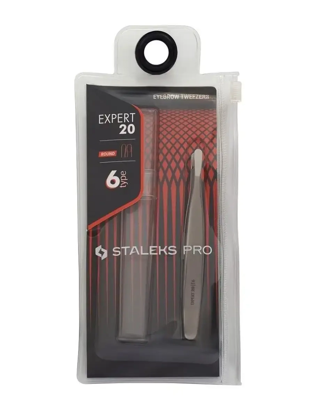 Пинцет для бровей Staleks Pro Expert 20 Type 6