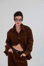 Рубашка вельветовая EVELYN