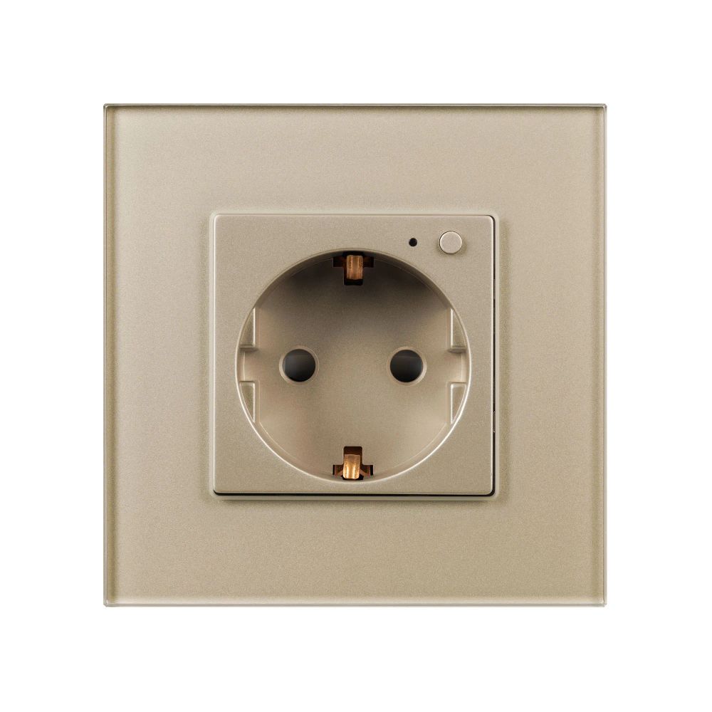 Розетка электрическая с Zigbee управлением SCT-OMALI-EUZB1-PL-GD (240V, 16A, Zigbee) (Arlight, -) 050218