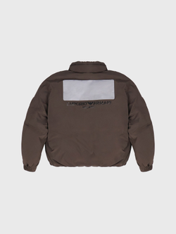 Пуховик Emporio Armani Milano Logo Nylon Jacket Verde Militare