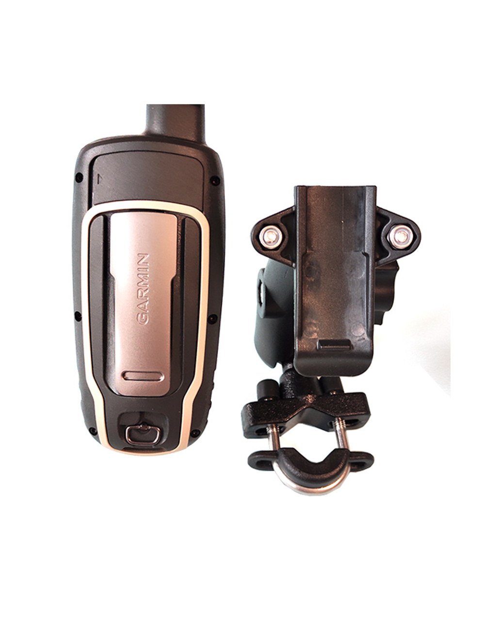 Комплект крепление для туристических навигаторов Garmin на руль, раму (Длина муфты-60мм)