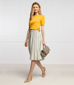 кашемировый свитер iberia TORY BURCH - горчичный(63184)