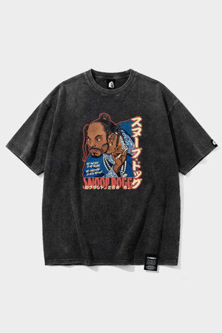 Футболка SHMOT "JAPAN SD" GARMENT DYE Черный