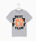 Футболка для мальчиков, серый, 5-78-4, р. 134 см, 9588792 (Luneva), 1 шт.