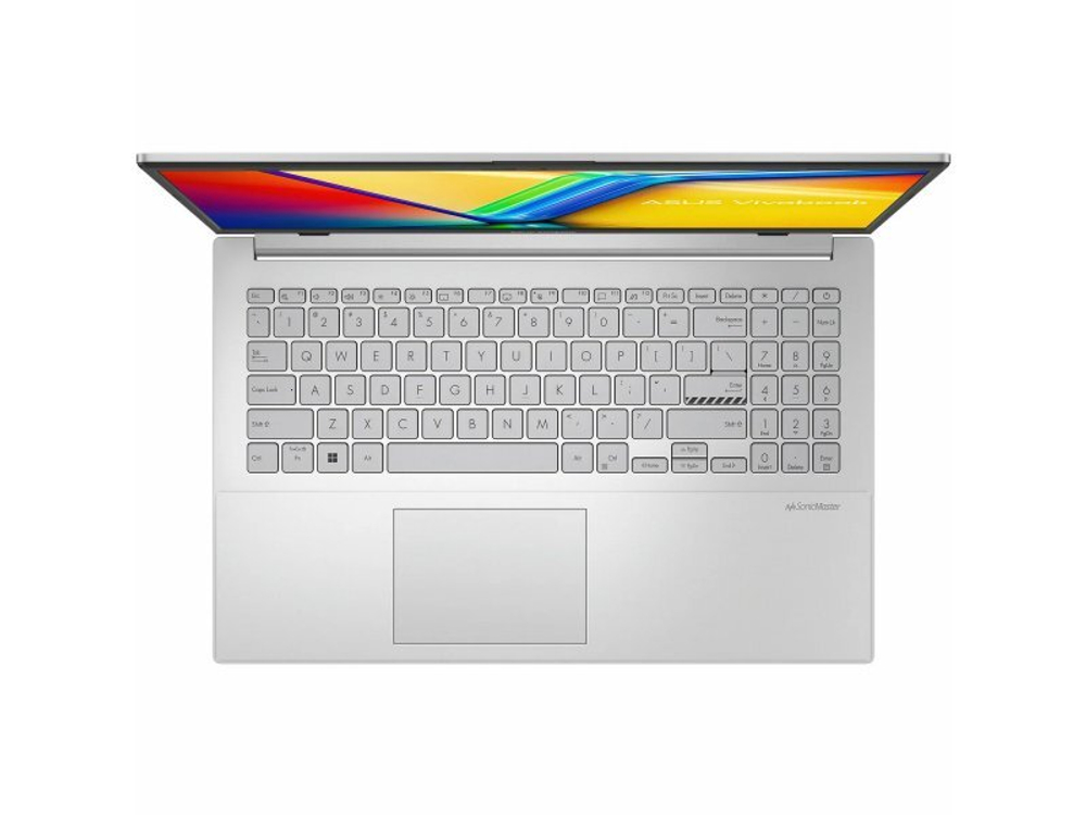 Ноутбук 15,6" ASUS VivoBook Go 15 E1504FA-BQ154W AMD Ryzen 3 7320U/8Gb/256Gb SSD/15.6" FullHD/Win11 Серебристый (90NB0ZR1-M00A40)