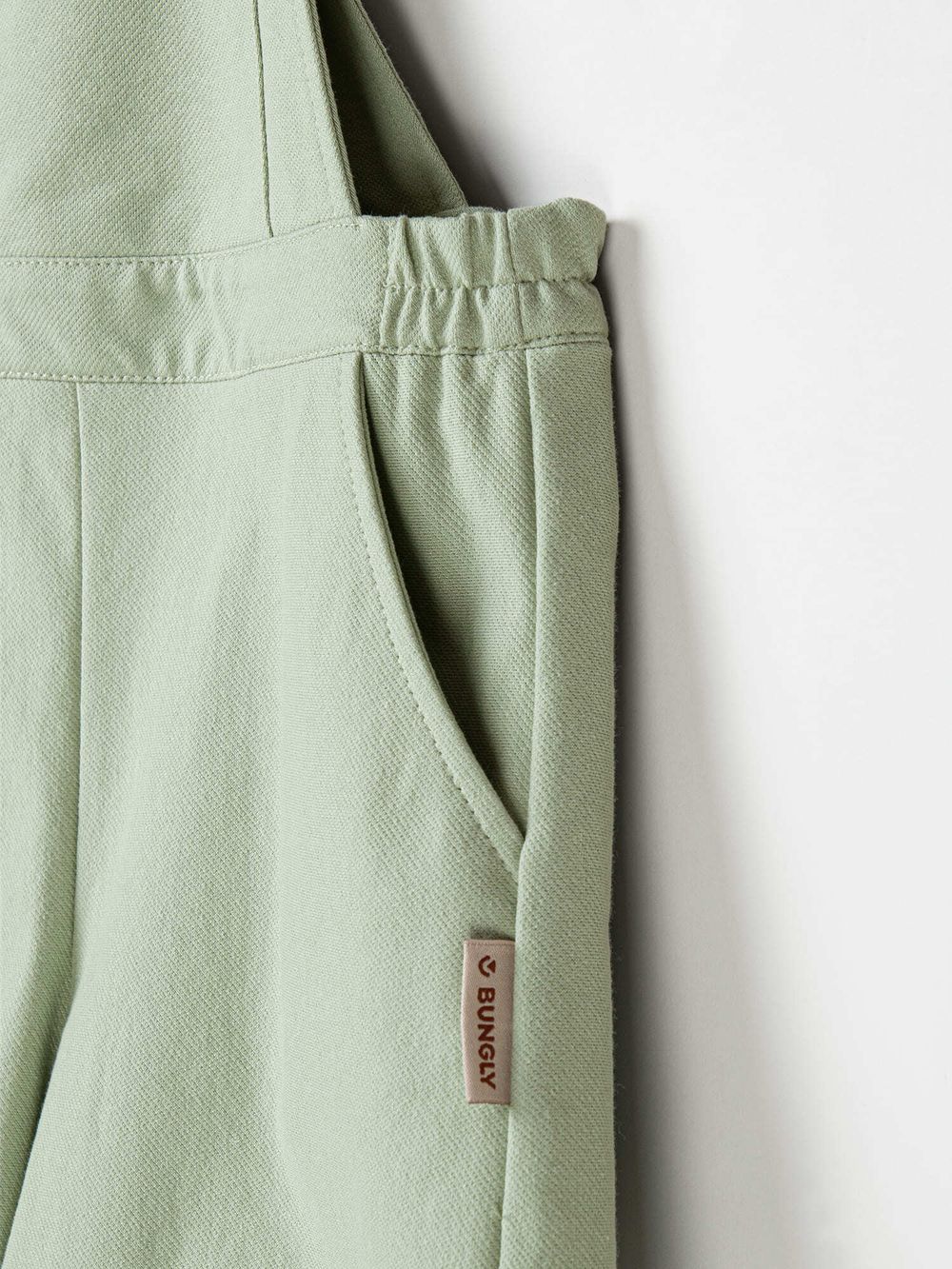 Полукомбинезон из джинскота "Шалфей"