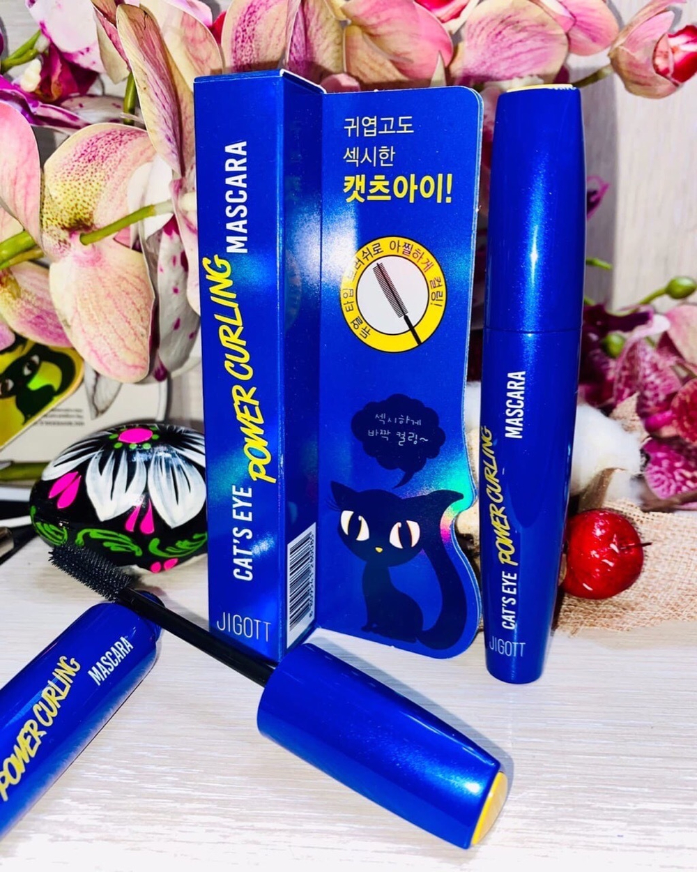 Jigott. Тушь для ресниц Cat's Eye Mascara Power Curling