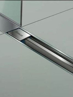 Линейный трап 800х70 ультратонкая модель с дизайн вставкой Evolution Slim ZSt.1141.8002