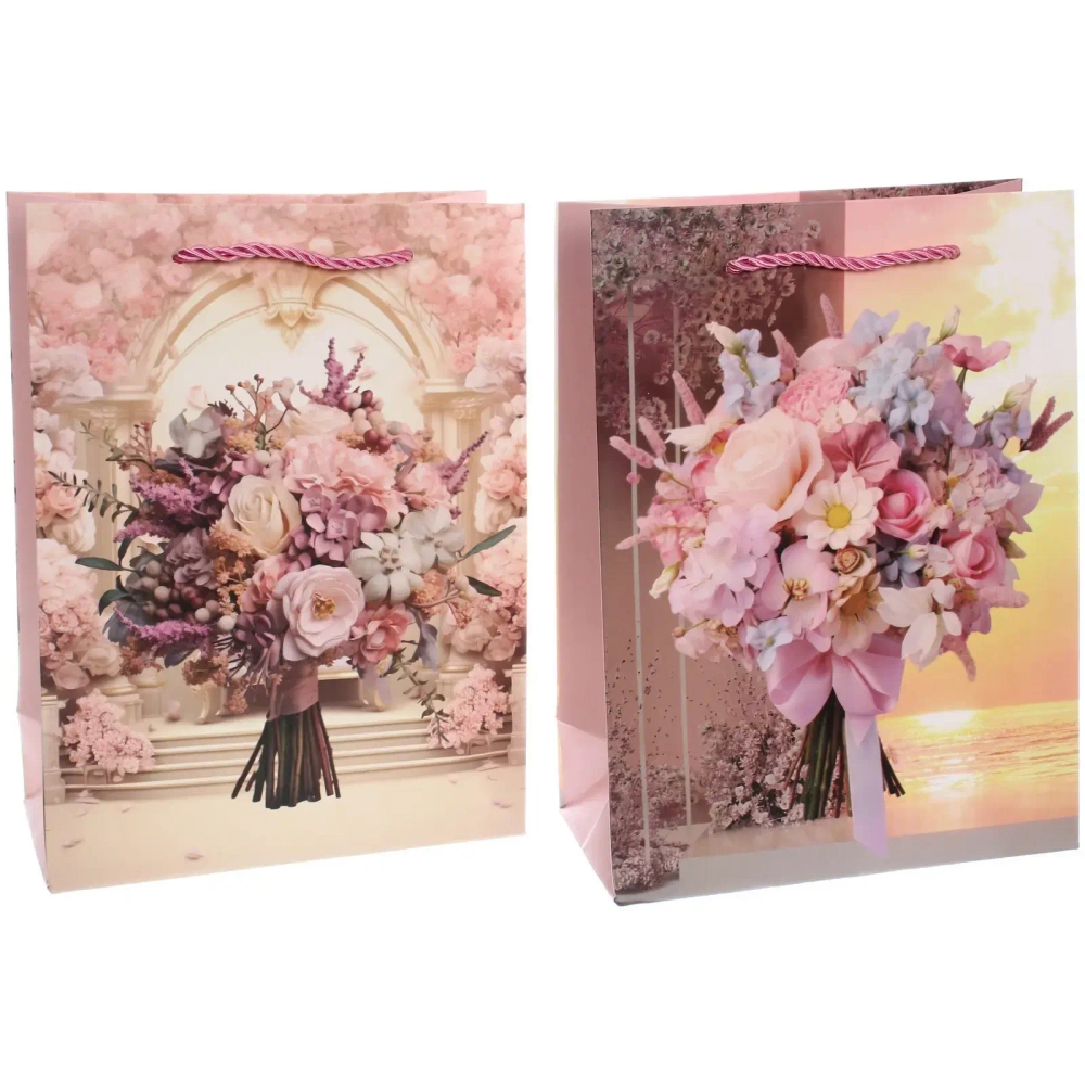 Пакет подарочный «Нотюрморт» 18*24*8.5 см, микс