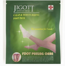Jigott Clean & Moisturizing Foot Pack маска носки для пилинга ног