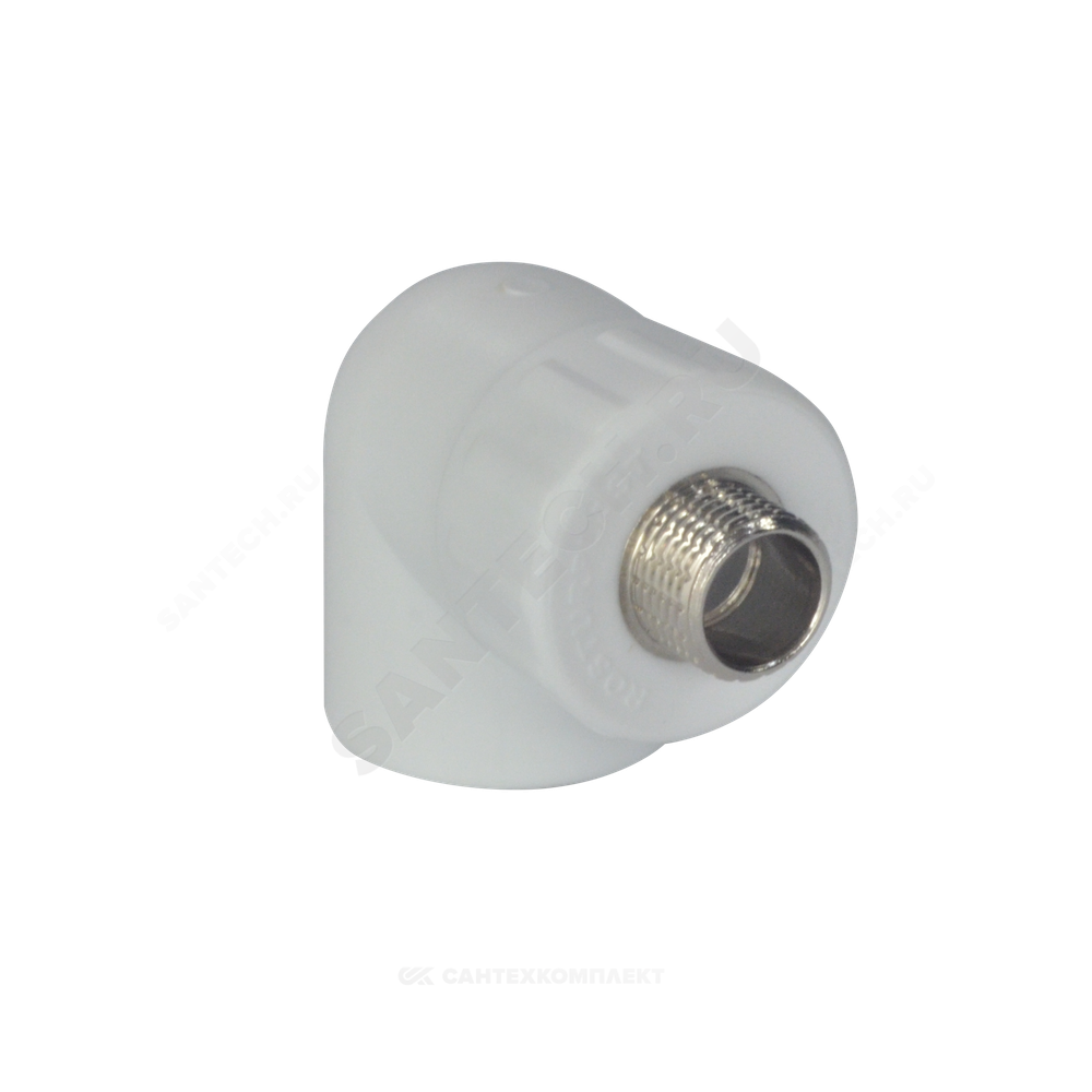 Угольник PP-R комбинированный белый Дн 32х1/2" НР RTP (РосТурПласт) 10804