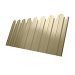 Профнастил С10 Grand Line Optima Pe 0,45 мм RAL 1015 светлая слоновая кость фигурный