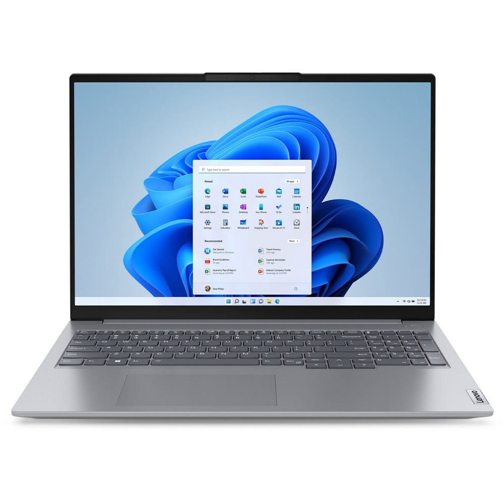 Ноутбук Lenovo ThinkBook 16 G6 IRL 16" WUXGA IPS, Intel Core i5-1340P, 8Gb, 512Gb SSD, Win11 Pro (ENG), серый