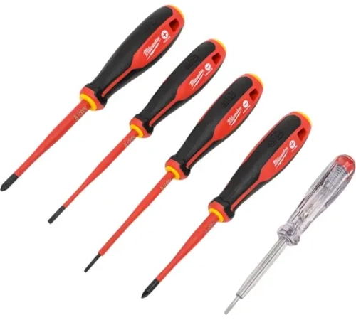 Набор трехгранных отверток VDE PZ/SL + тестер напряжения 5 ед.