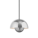 Pendant design lamp  Flowerpot by Verpan Panton (Silver)