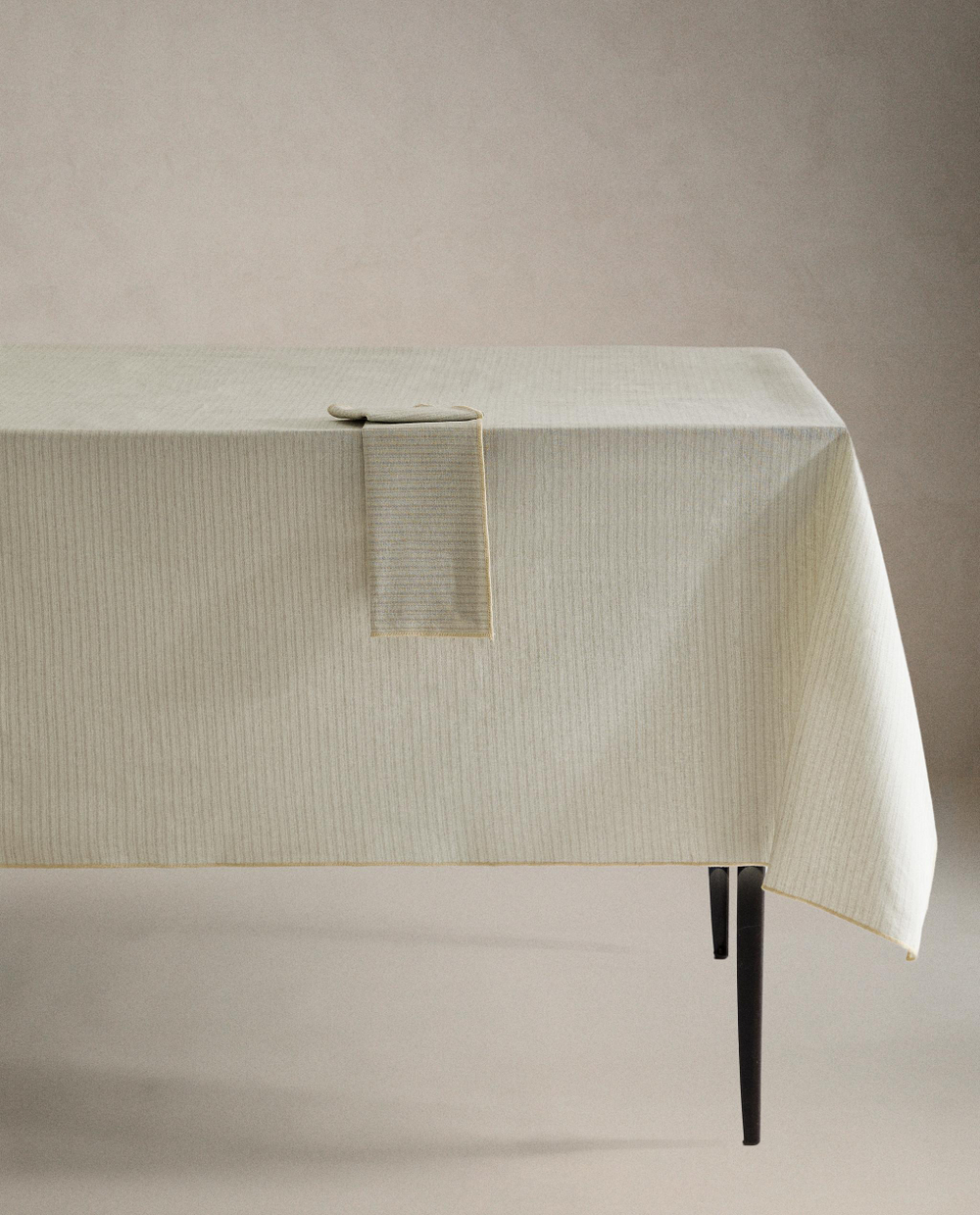 Zara Home скатерть из хлопка, узор в полоску, 150 150 см · 2286/021