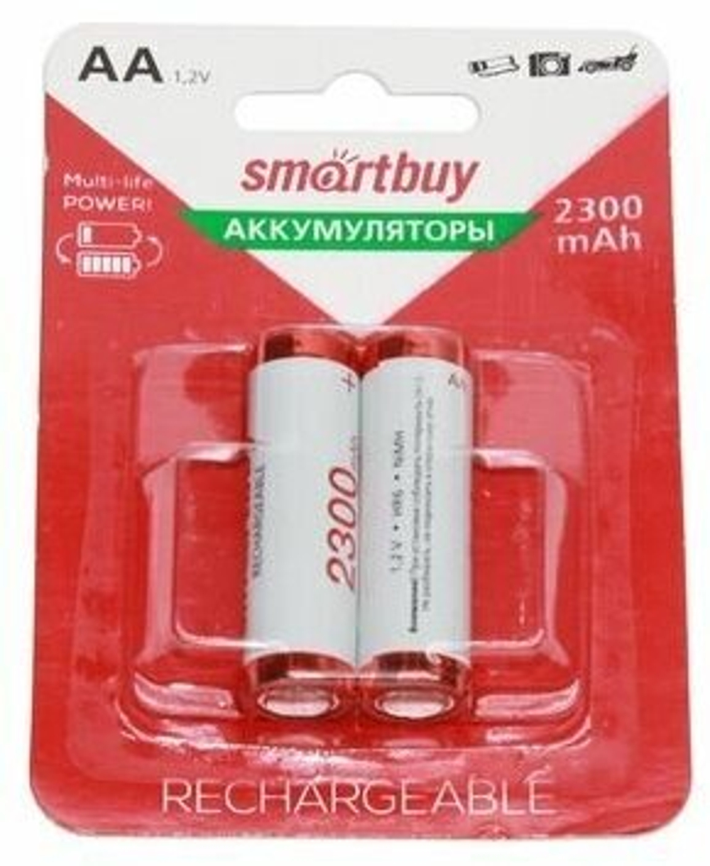 Аккумулятор Smartbuy R06 2300 mAh BL блистер. (Цена за 2шт)