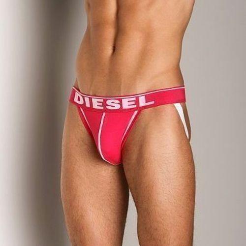 Мужские трусы джоки розовые Diesel Fresh and Bright Divine Jockstrap Pink DIS0106