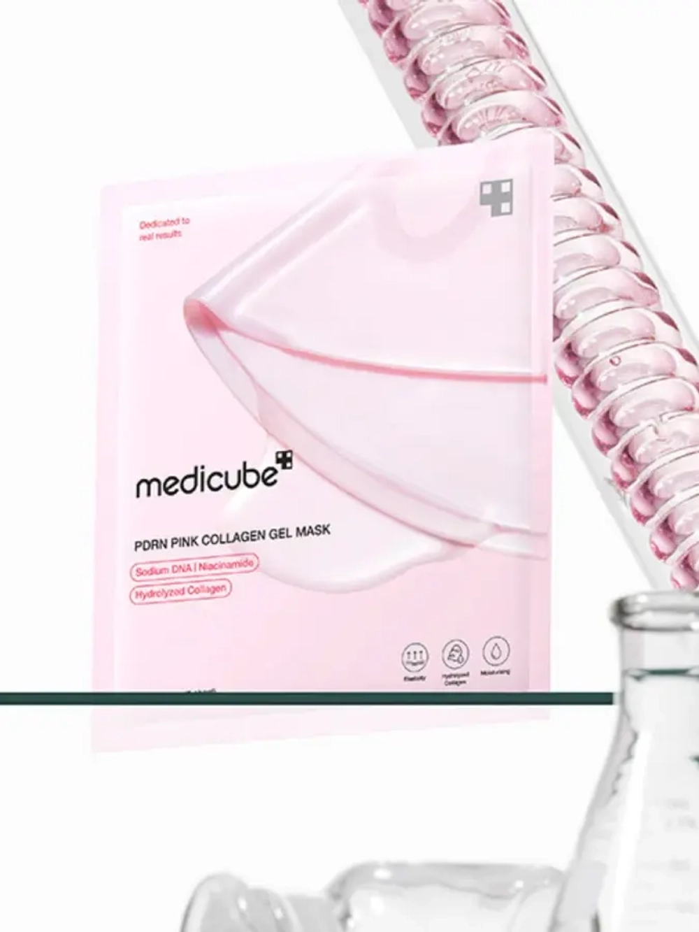 MEDICUBE Маска с коллагеном PDRN Pink Collagen Gel Mask (28 г)