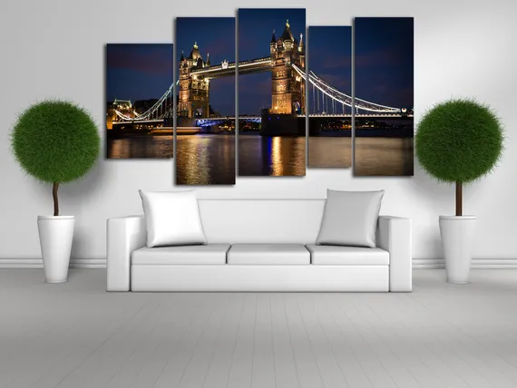 Модульная картина "Мост в Лондоне"