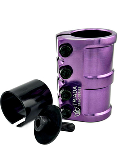 Зажим Triada BAISIC 4-болта, Фиолетовый полированный