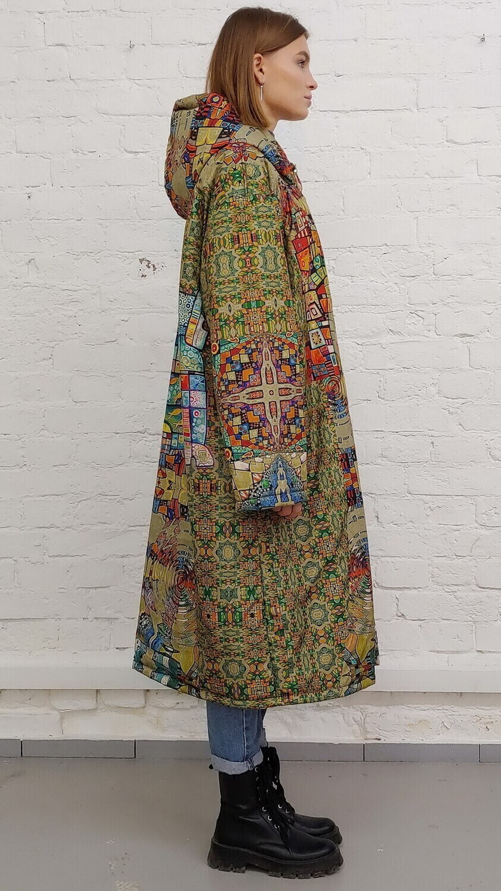 Двустороннее пальто-парка