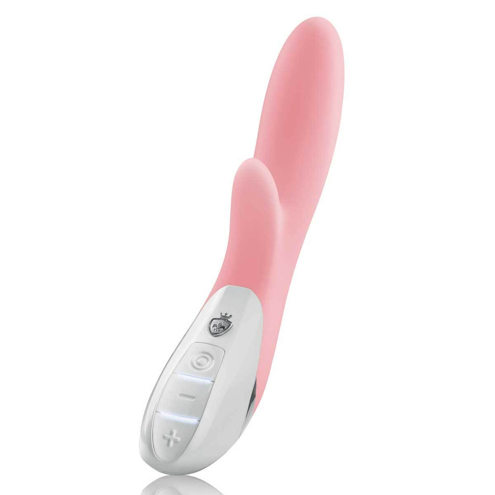 Розовый вибратор Mystim Danny Divido - 27 см. (Цвет: розовый)