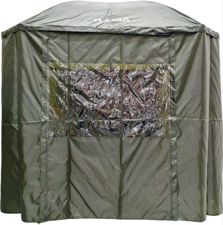 Зонт рыболовный с тентом KAIDA SF01-24, горизонтальное окно