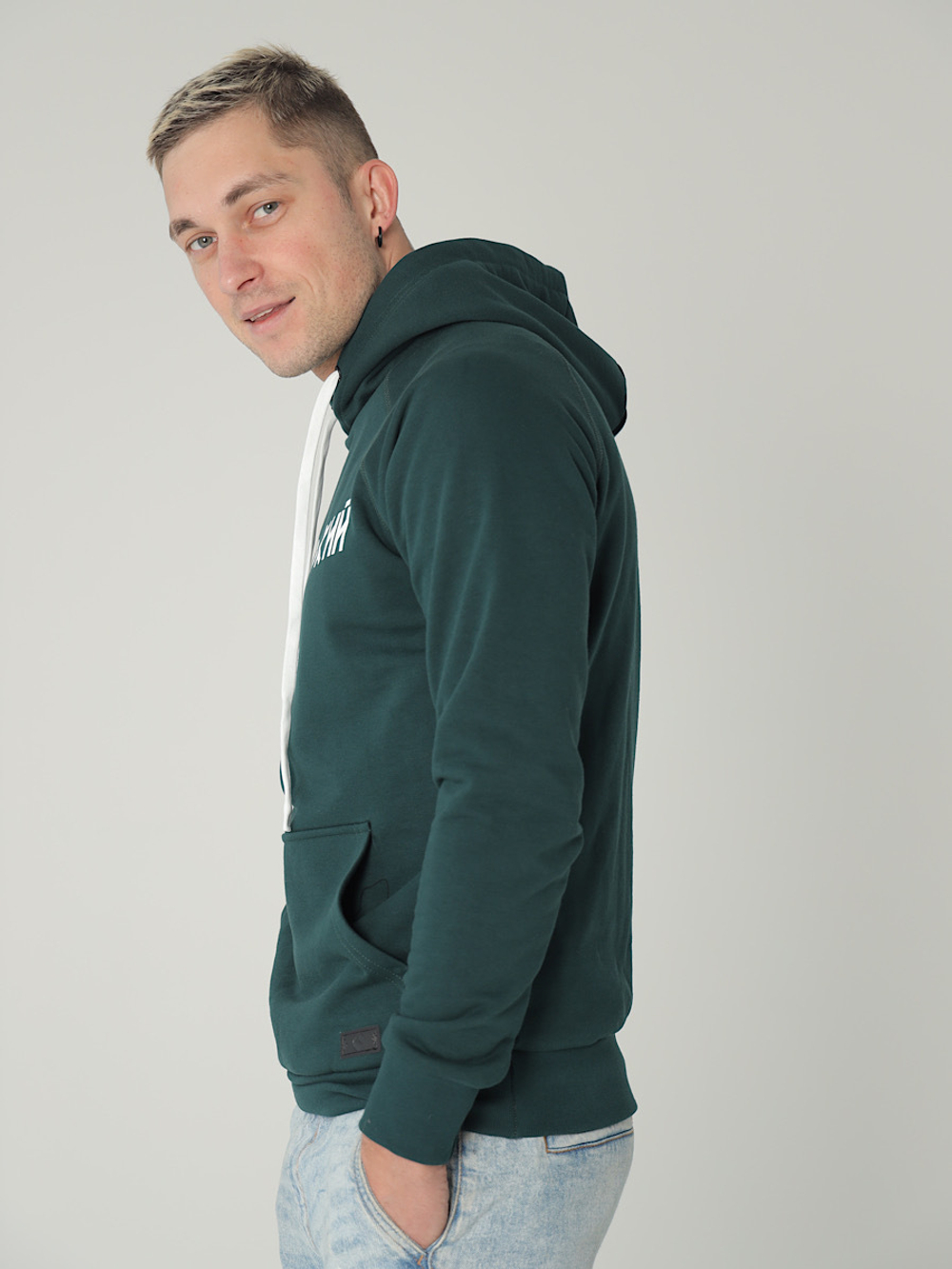 Худи руны зеленое Город Горький мужское