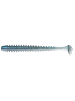 Приманка силиконовая Keitech Swing Impact 4.5" #417 Gold Flash Minnow, 3 упаковки по 6 штук